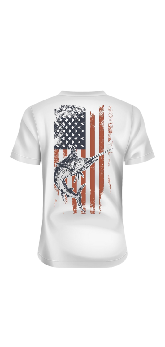 Saltwater Wrangler “Faded Glory” Fishing Tee
