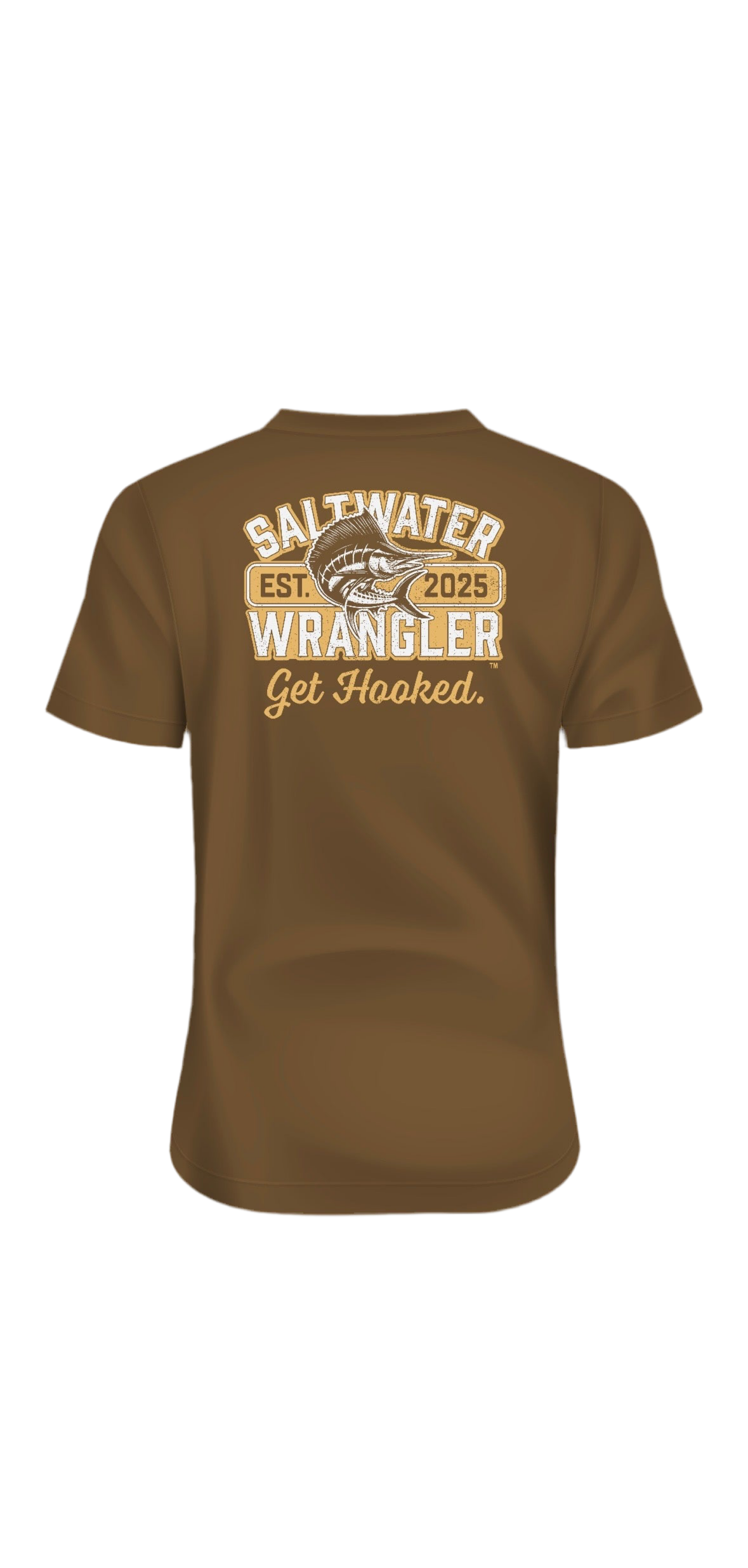 Original Saltwater Wrangler Fishing Tee
