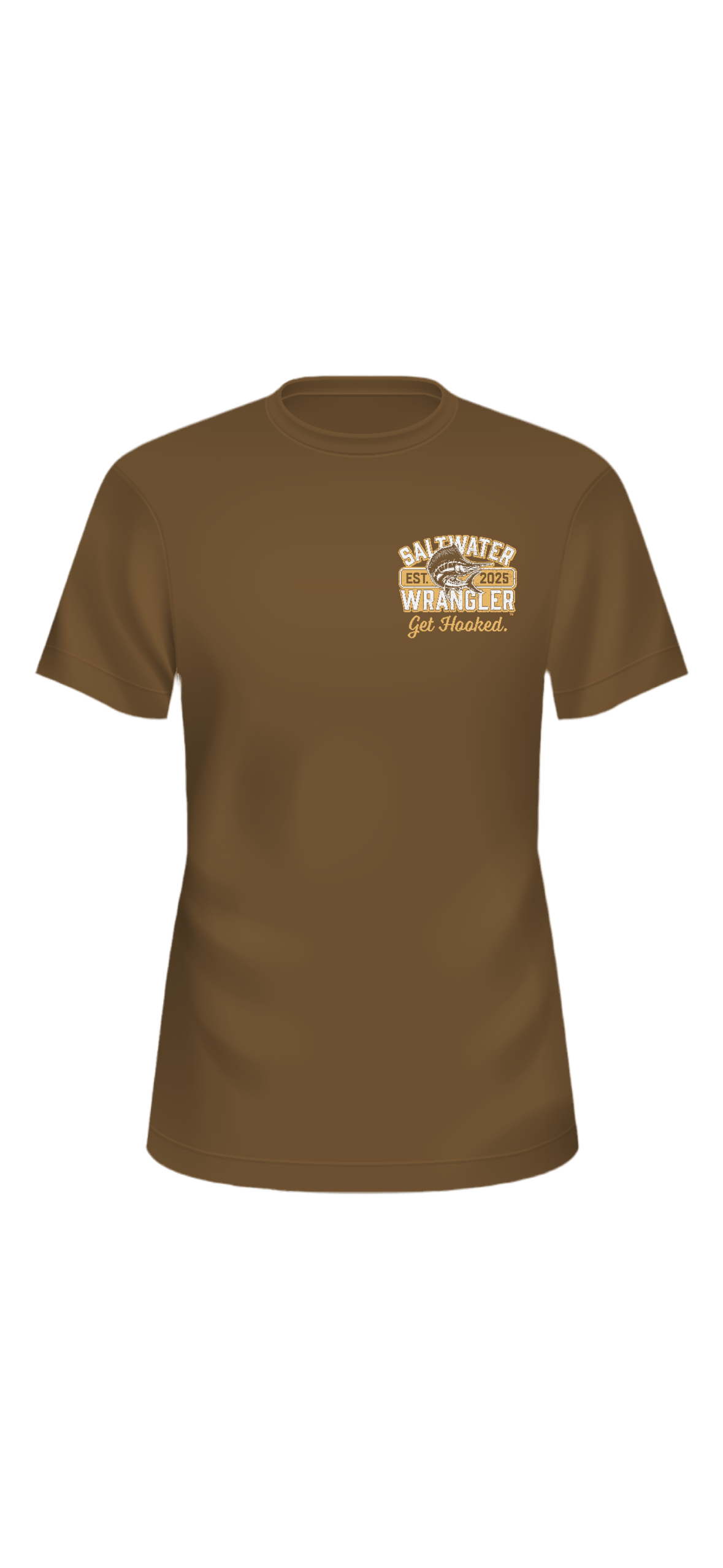 Original Saltwater Wrangler Fishing Tee
